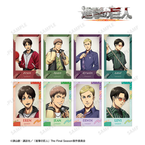 『進撃の巨人』描き下ろし レトロ風ファッションver. トレーディングインスタントカメラ風イラストカード(単位/BOX)