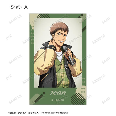 『進撃の巨人』描き下ろし レトロ風ファッションver. トレーディングインスタントカメラ風イラストカード(単位/BOX)