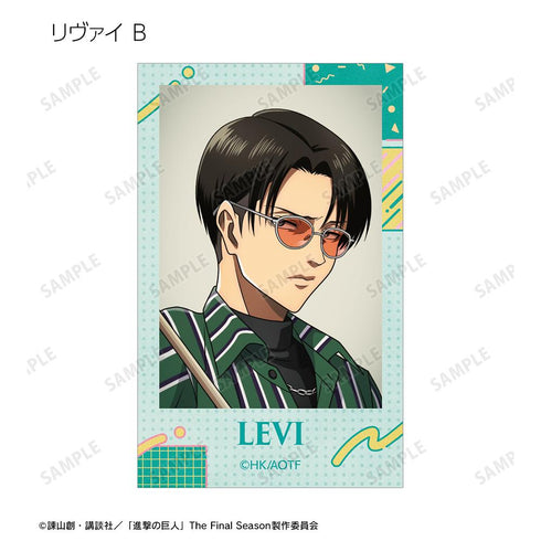 『進撃の巨人』描き下ろし レトロ風ファッションver. トレーディングインスタントカメラ風イラストカード(単位/BOX)
