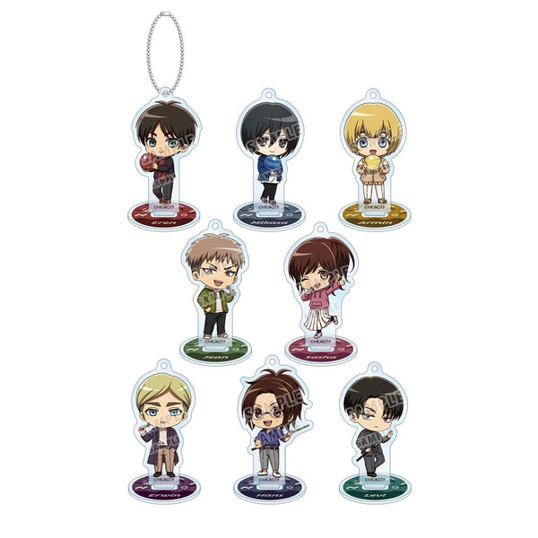 『進撃の巨人』トレーディング ちびキャラ アクティビティver. アクリルスタンドキーホルダー(単位/BOX)【202511再販】