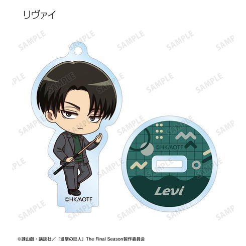 『進撃の巨人』トレーディング ちびキャラ アクティビティver. アクリルスタンドキーホルダー(単位/BOX)【202511再販】