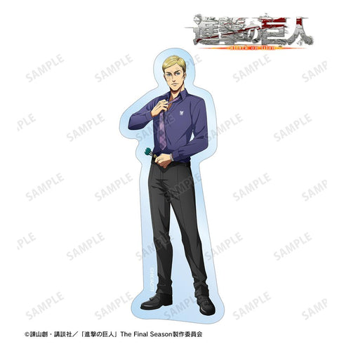 『進撃の巨人』描き下ろし エルヴィン レトロ風ファッションver. ダイカットステッカー