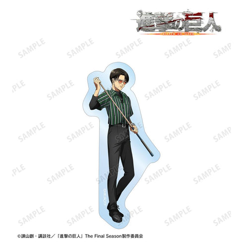 『進撃の巨人』描き下ろし リヴァイ レトロ風ファッションver. ダイカットステッカー