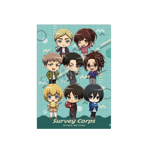 『進撃の巨人』集合 ちびキャラ アクティビティver. クリアファイル【202511再販】