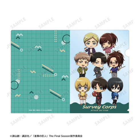 『進撃の巨人』集合 ちびキャラ アクティビティver. クリアファイル【202511再販】
