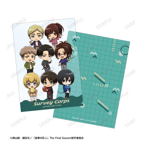 『進撃の巨人』集合 ちびキャラ アクティビティver. クリアファイル【202511再販】