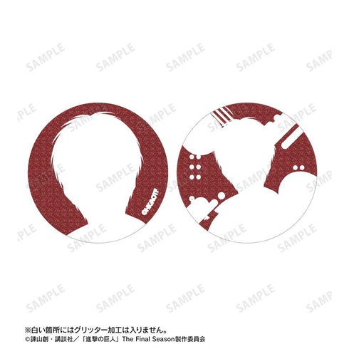 『進撃の巨人』描き下ろし レトロ風ファッションver. トレーディンググリッター缶バッジ(単位/BOX)【202511再販】