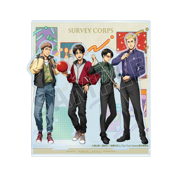 『進撃の巨人』描き下ろし レトロ風ファッションver. アクリルジオラマ【202511再販】