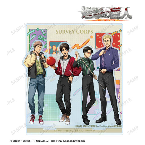 『進撃の巨人』描き下ろし レトロ風ファッションver. アクリルジオラマ【202511再販】