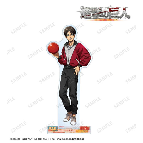 『進撃の巨人』描き下ろし エレン レトロ風ファッションver. 特大アクリルスタンド【202608再販】