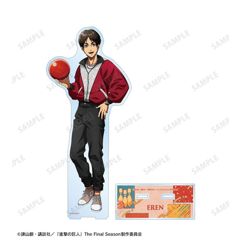 『進撃の巨人』描き下ろし エレン レトロ風ファッションver. 特大アクリルスタンド【202608再販】
