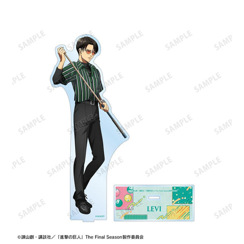『進撃の巨人』描き下ろし リヴァイ レトロ風ファッションver. 特大アクリルスタンド【202511再販】