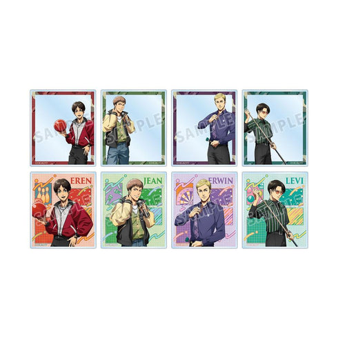 『進撃の巨人』描き下ろし レトロ風ファッションver. トレーディングアクリルカード(単位/BOX)【202608再販】