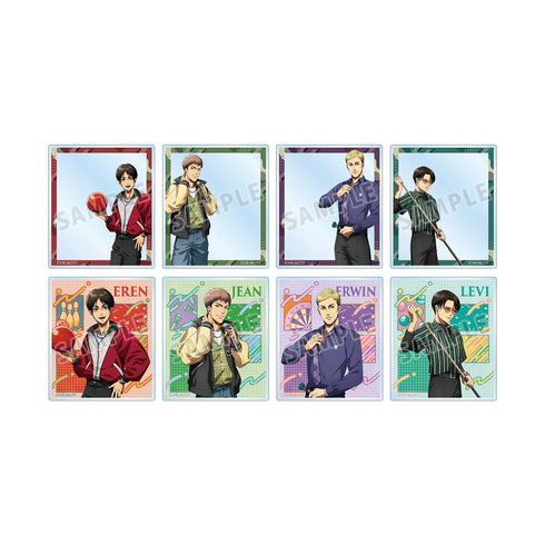 『進撃の巨人』描き下ろし レトロ風ファッションver. トレーディングアクリルカード(単位/BOX)【202511再販】