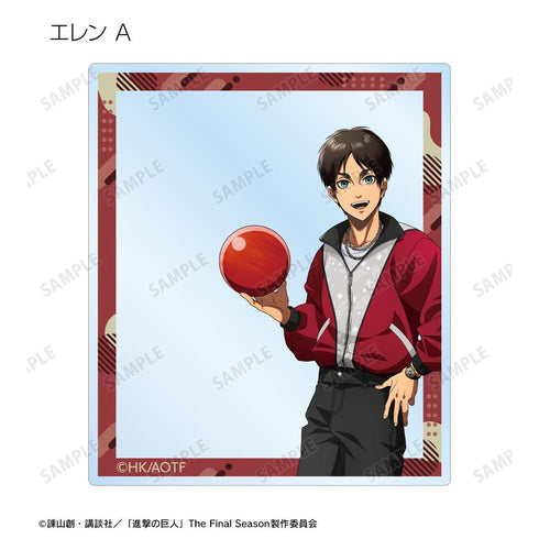 『進撃の巨人』描き下ろし レトロ風ファッションver. トレーディングアクリルカード(単位/BOX)【202511再販】