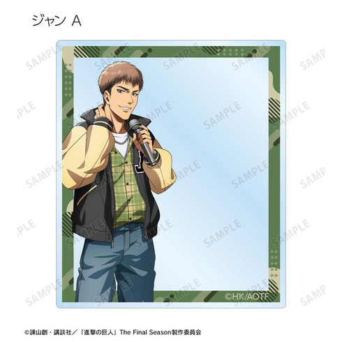 『進撃の巨人』描き下ろし レトロ風ファッションver. トレーディングアクリルカード(単位/BOX)【202608再販】