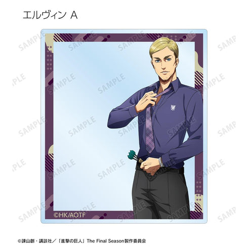 『進撃の巨人』描き下ろし レトロ風ファッションver. トレーディングアクリルカード(単位/BOX)【202511再販】