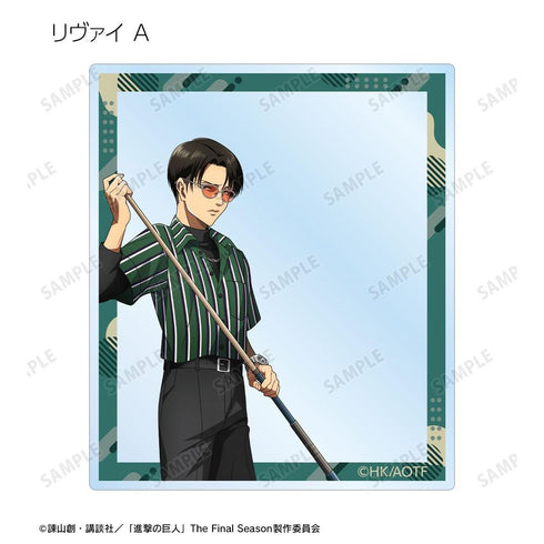 『進撃の巨人』描き下ろし レトロ風ファッションver. トレーディングアクリルカード(単位/BOX)【202608再販】