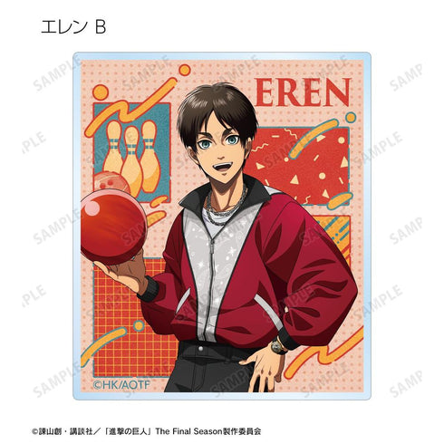『進撃の巨人』描き下ろし レトロ風ファッションver. トレーディングアクリルカード(単位/BOX)【202608再販】