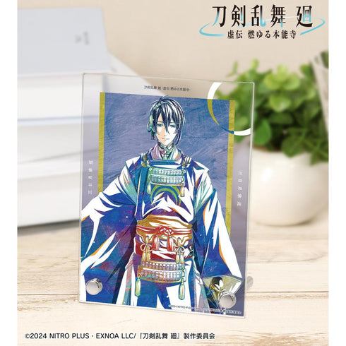 『刀剣乱舞 廻 -虚伝 燃ゆる本能寺-』刀剣乱舞 廻 -虚伝 燃ゆる本能寺- Ani-Art 第1弾 A6アクリルパネル 三日月宗近