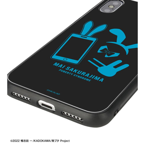 『青春ブタ野郎はバニーガール先輩の夢を見ない』桜島麻衣 モチーフ 強化ガラスiPhoneケース【202507再販】