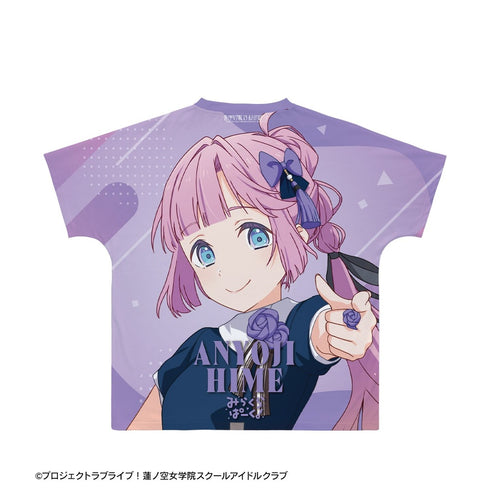 『ラブライブ!蓮ノ空女学院スクールアイドルクラブ』安養寺 姫芽 フルグラフィックTシャツユニセックス【202609再販】