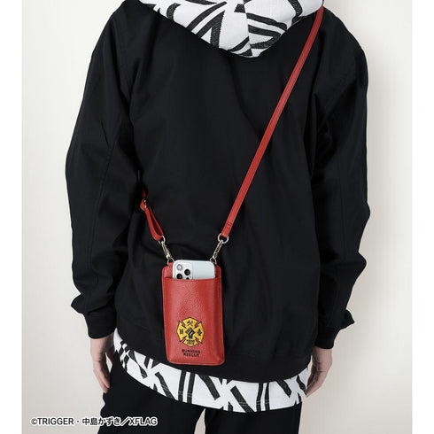 『プロメア』国家救命消防局(FDPP) レザー刺繍ショルダーバッグ