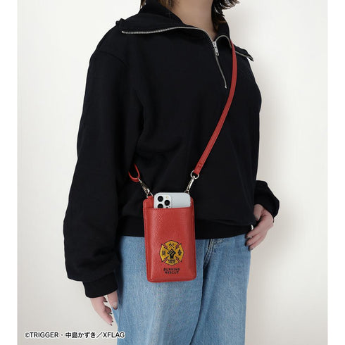 『プロメア』国家救命消防局(FDPP) レザー刺繍ショルダーバッグ