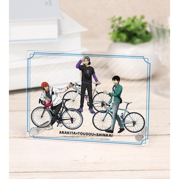 『弱虫ペダル GLORY LINE』描き下ろし 荒北 靖友&東堂 尽八&新開 隼人 アウトドアver. A6アクリルパネル