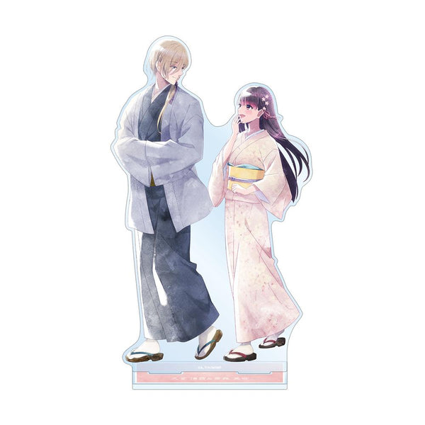 『わたしの幸せな結婚』描き下ろし 斎森 美世&久堂 清霞 春の歩み・水彩風ver. 特大アクリルスタンド