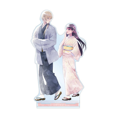 『わたしの幸せな結婚』描き下ろし 斎森 美世&久堂 清霞 春の歩み・水彩風ver. 特大アクリルスタンド【202508再販】