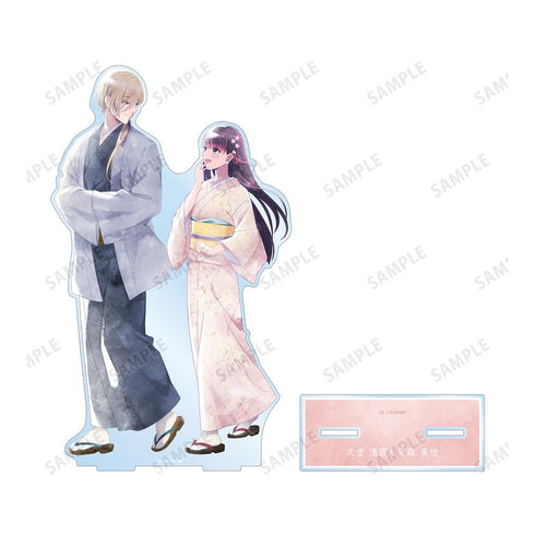 『わたしの幸せな結婚』描き下ろし 斎森 美世&久堂 清霞 春の歩み・水彩風ver. 特大アクリルスタンド【202508再販】