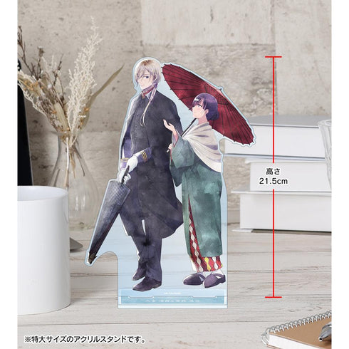 『わたしの幸せな結婚』描き下ろし 斎森 美世&久堂 清霞 冬の歩み・水彩風ver. 特大アクリルスタンド