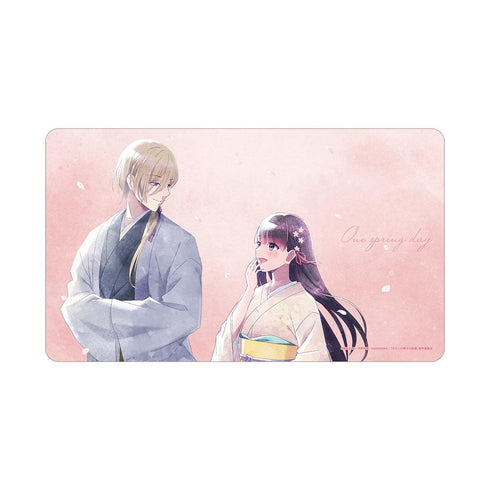 『わたしの幸せな結婚』描き下ろし 斎森 美世&久堂 清霞 春の歩み・水彩風ver. マルチデスクマット