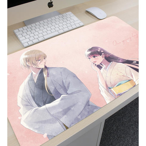 『わたしの幸せな結婚』描き下ろし 斎森 美世&久堂 清霞 春の歩み・水彩風ver. マルチデスクマット【202508再販】