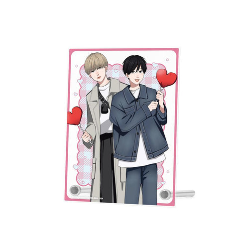 『高良くんと天城くん / 兄貴の友達』はなげのまい先生 描き下ろし 高良瞬&天城太一 プリントシール風ver. A6アクリルパネル