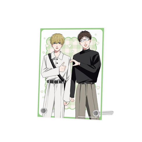 『高良くんと天城くん / 兄貴の友達』はなげのまい先生 描き下ろし 山崎聡&香取康介 プリントシール風ver. A6アクリルパネル