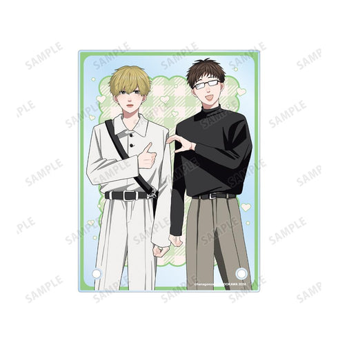 『高良くんと天城くん / 兄貴の友達』はなげのまい先生 描き下ろし 山崎聡&香取康介 プリントシール風ver. A6アクリルパネル