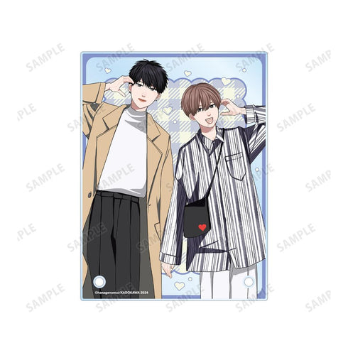 『高良くんと天城くん / 兄貴の友達』はなげのまい先生 描き下ろし 柿本健&田中優也 プリントシール風ver. A6アクリルパネル