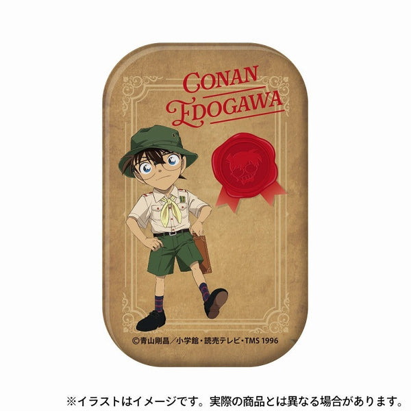 『名探偵コナン』長方形型缶バッジ 江戸川コナン(探検隊)