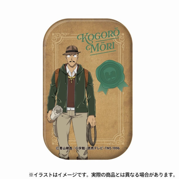 『名探偵コナン』長方形型缶バッジ 毛利小五郎(探検隊)