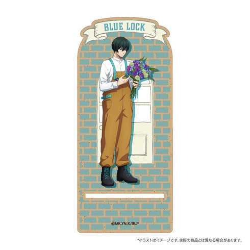 『ブルーロック』ウッドスマホスタンド 糸師 凛(お花屋さん)