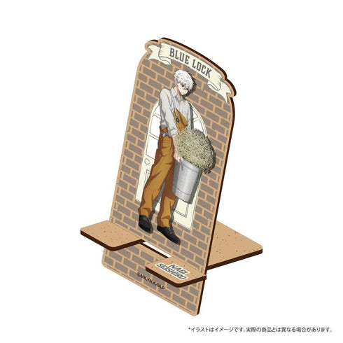 『ブルーロック』ウッドスマホスタンド 凪 誠士郎(お花屋さん)