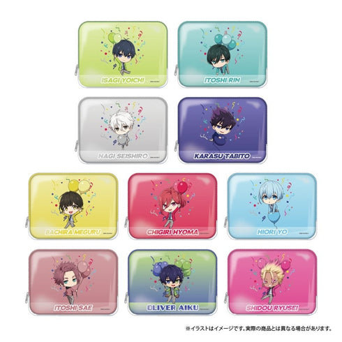 『ブルーロック』PVCスクエアポーチ オリヴァ・愛空(ミニキャラ)(風船)