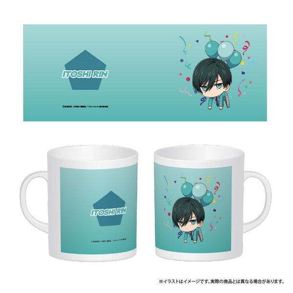 『ブルーロック』フルカラーマグカップ 糸師 凛(ミニキャラ)(風船)