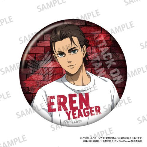『進撃の巨人』丸缶バッジ エレン・イェーガー(DIY)【202512再販】