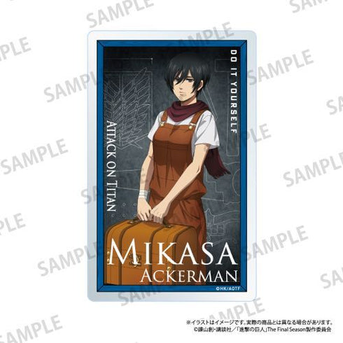 『進撃の巨人』アクリルカード ミカサ・アッカーマン(DIY)【202512再販】