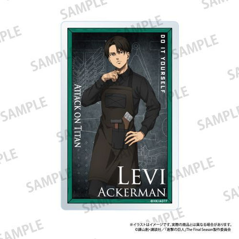 『進撃の巨人』アクリルカード リヴァイ・アッカーマン(DIY)