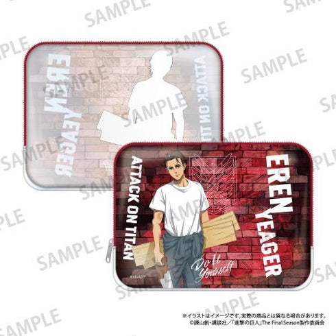 『進撃の巨人』スクエアポーチ エレン・イェーガー(DIY)