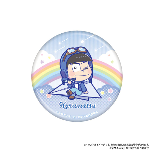 『おそ松さん』丸缶バッジ カラ松SD(紙ヒコーキ)